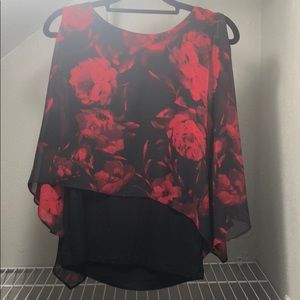 Floral short sleeve shirt